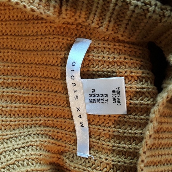 Max studio cotton sweater size medium new - Picture 3 of 3
